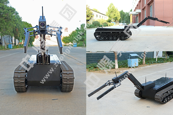 中煤集团成功研发智能化新产品——履带式排爆机器人